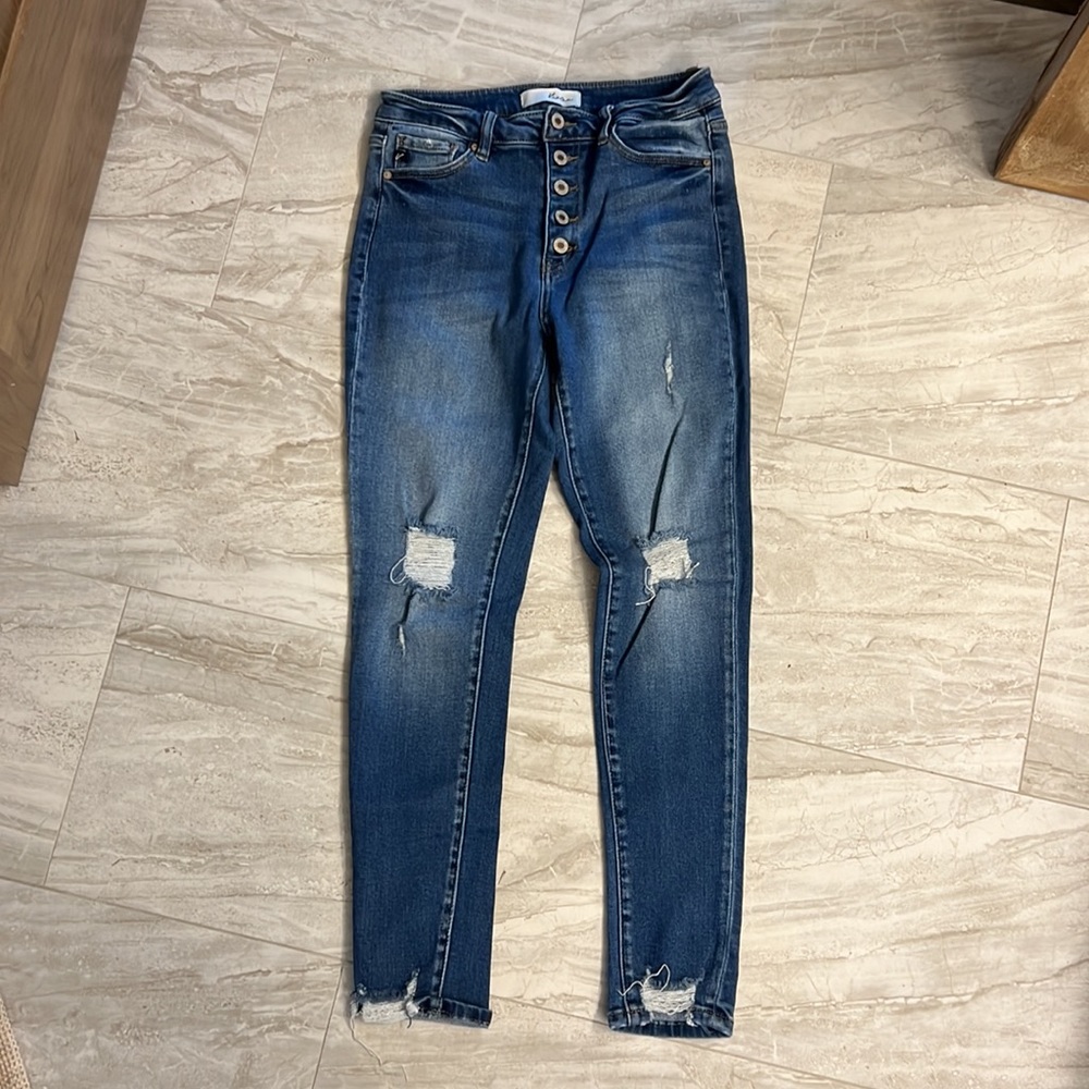KanCan Distressed Skinny Jeans